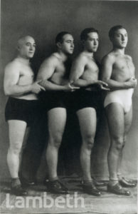 COPY PRINT OF WRESTLERS