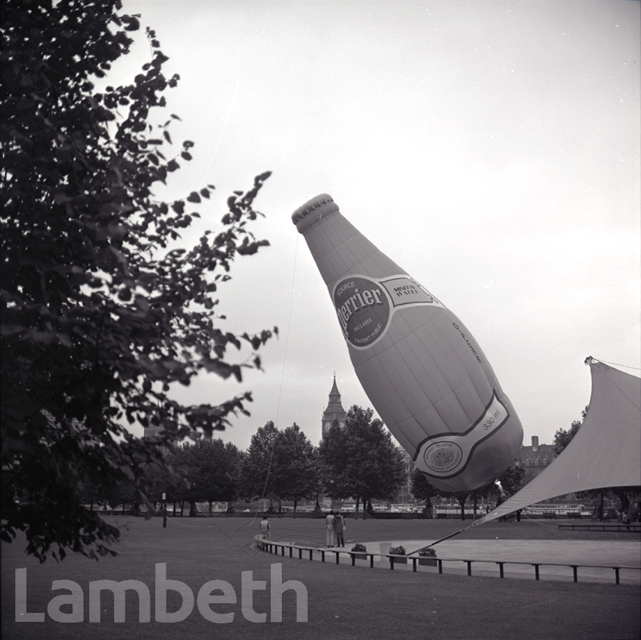 PERRIER HOT AIR BALLOON, JUBILEE GARDENS, WATERLOO