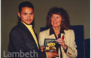 KATE HOEY MP AT PRESENTATION AWARDS