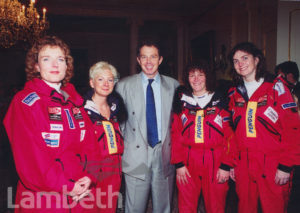 PRIME MINISTER TONY BLAIR WITH SPORTSWOMEN