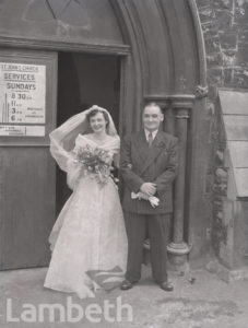 WESTON/ CALTANEO WEDDING, ST JOHN'S, WALWORTH