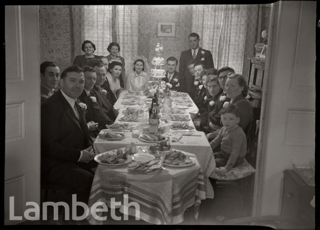 WEDDING RECEPTION, 116 CLAPHAM ROAD, SOUTH LAMBETH
