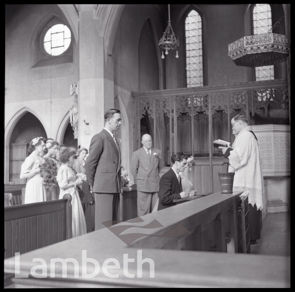 JARRETT & STROUD WEDDING, ST ANNE’S, KENNINGTON LANE, VAUXHALL