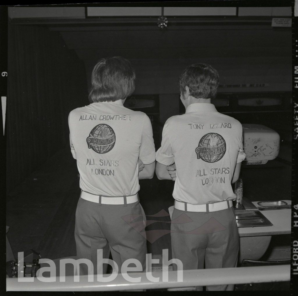 TONY IZZARD & ALLAN CROWTHER OF LONDON ALL STARS, STREATHAM BOWL