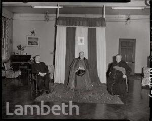 BISHOP VISITING ST PETER'S HOUSE, MEADOW ROAD, OVAL