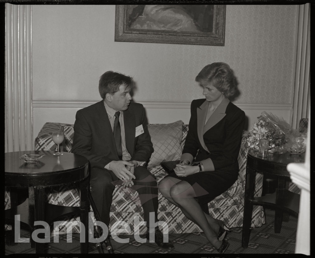 PRINCESS DIANA, SPORTS ASSOCIATION FOR DISABLED RECEPTION, CLARIDGES HOTEL