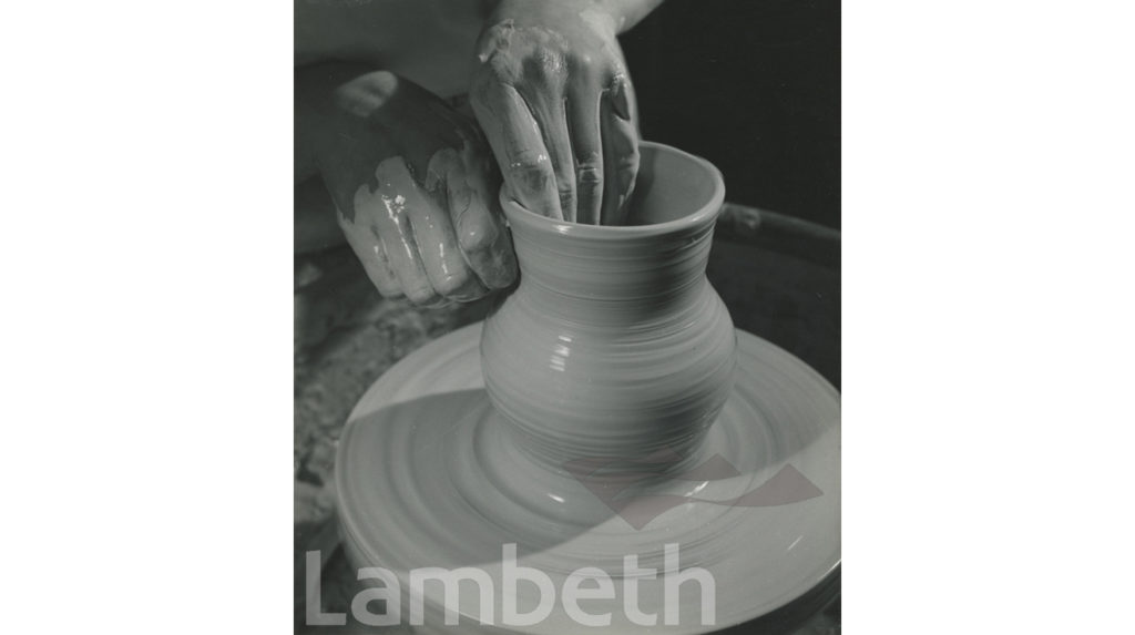 POTTER THROWING, DOULTON’S, LAMBETH