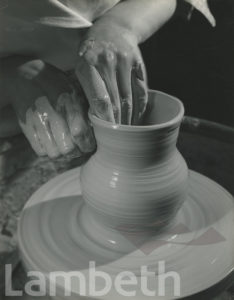 POTTER THROWING, DOULTON'S, LAMBETH