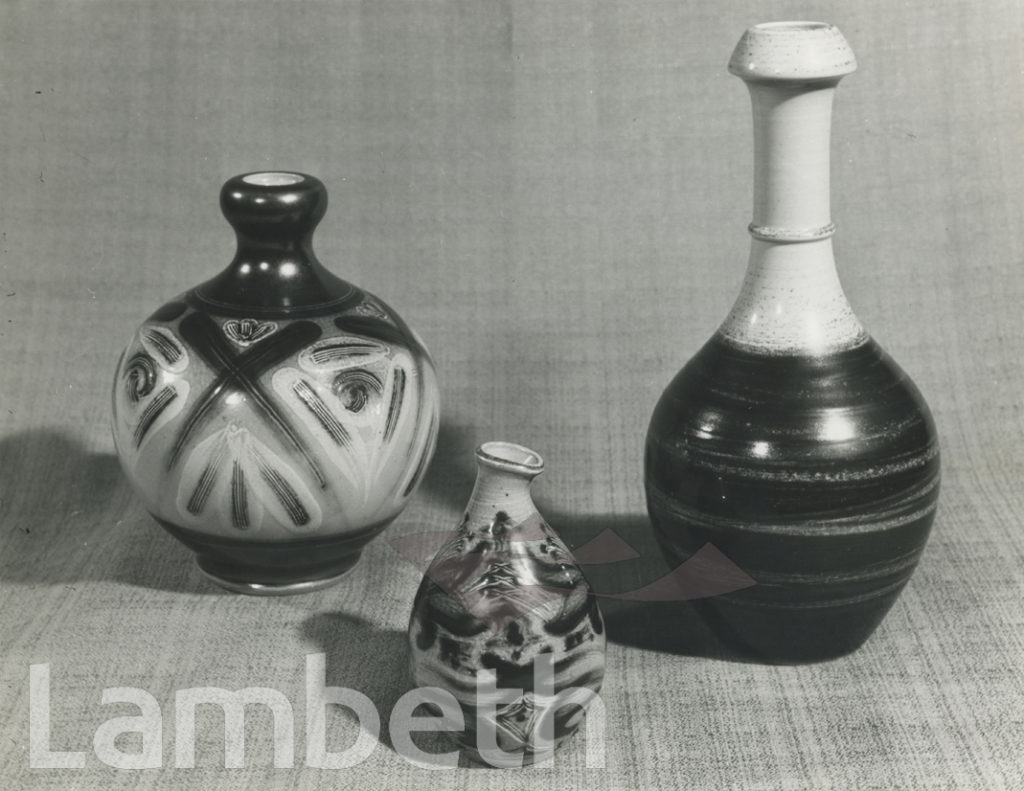 STUDIO VASES BY AGNETE HOY, DOULTON’S, LAMBETH