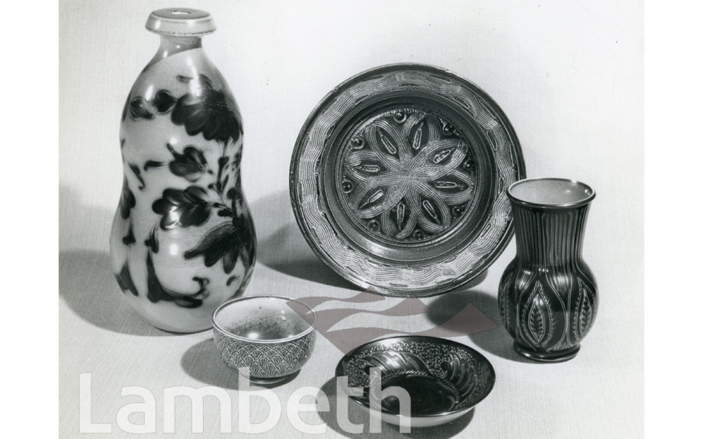 STONEWARE STUDIO POTTERY BY AGNETE HOY, DOULTON’S, LAMBETH