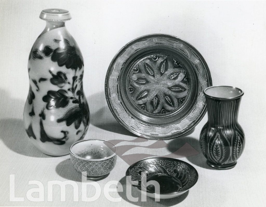 STONEWARE STUDIO POTTERY BY AGNETE HOY, DOULTON’S, LAMBETH