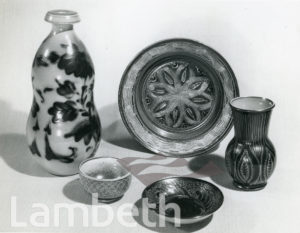 STONEWARE STUDIO POTTERY BY AGNETE HOY, DOULTON'S, LAMBETH