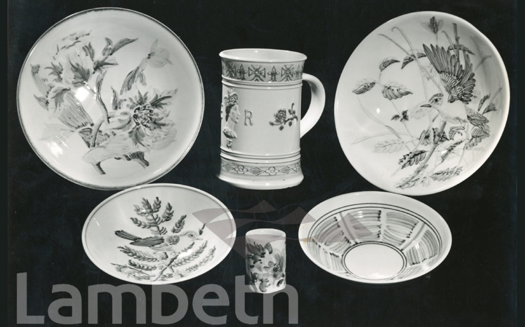 STONEWARE POTTERY BY AGNETE HOY, DOULTON’S, LAMBETH