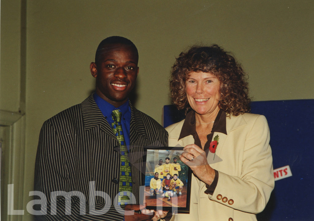 KATE HOEY M.P., ALFORD HOUSE AWARDS, AVELINE STREET, KENNINGTON
