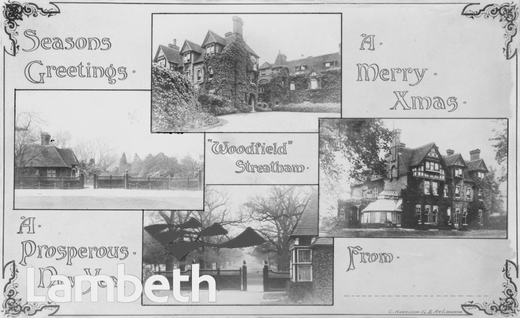 WOODFIELD, BEDFORD HILL, STREATHAM