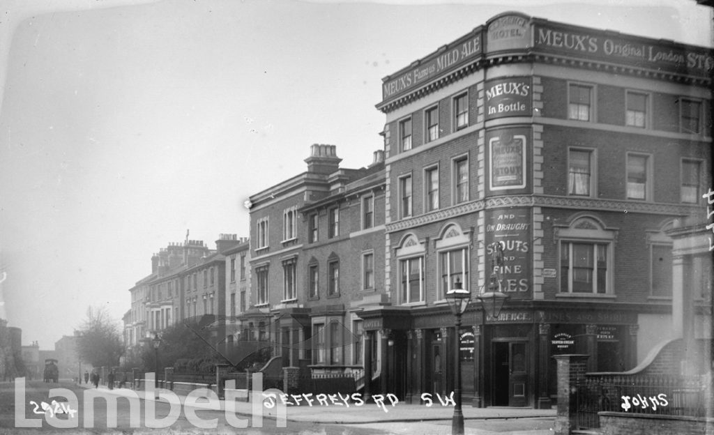 CLARENCE HOTEL, JEFFREY’S ROAD, STOCKWELL