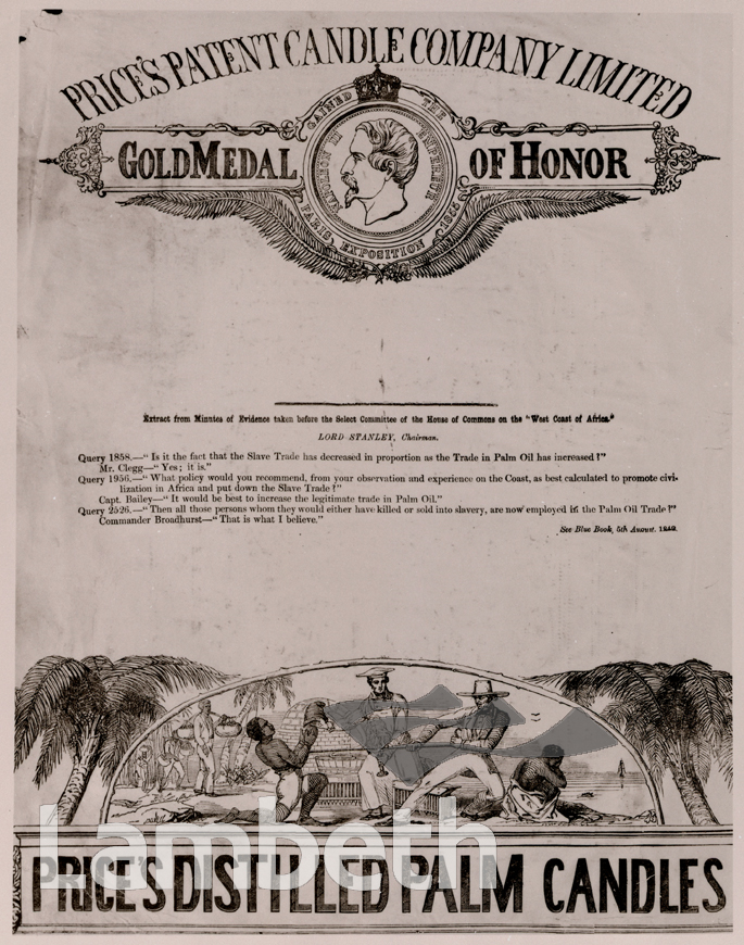 PRICES’ CANDLES ANTI-SLAVERY LEAFLET