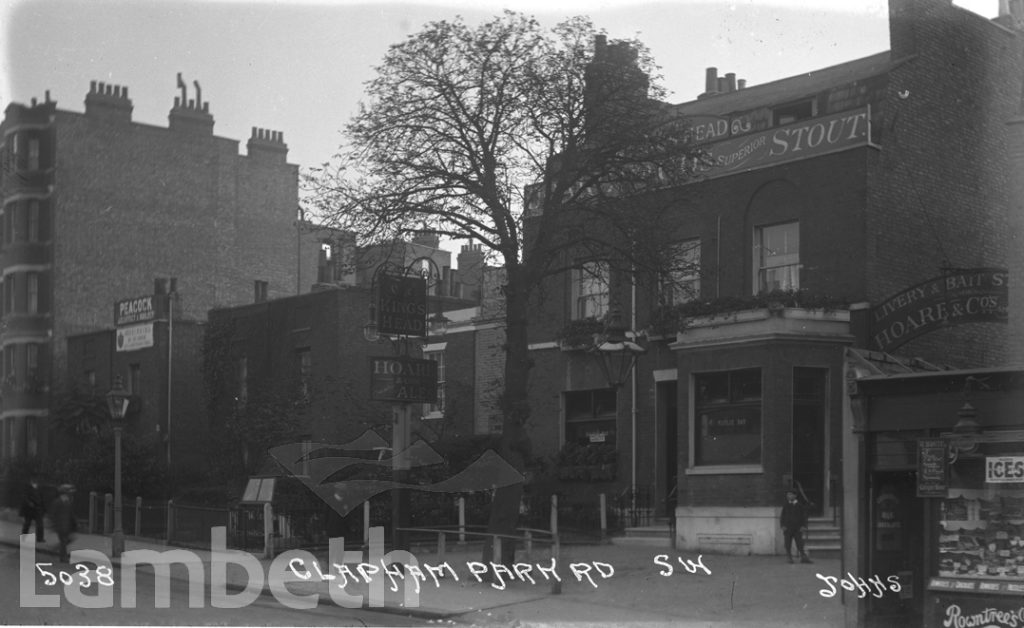 KING’S HEAD PUBLIC HOUSE, CLAPHAM PARK ROAD