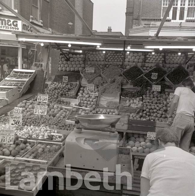 MARKET FRUIT STALL, ELECTRIC AVENUE, BRIXTON