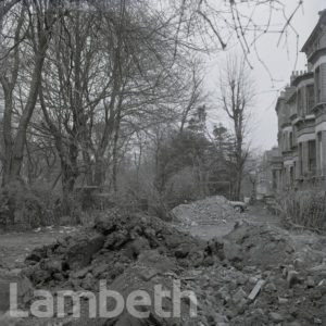 HOUSE DEMOLITION, RUSH COMMON, BRIXTON HILL