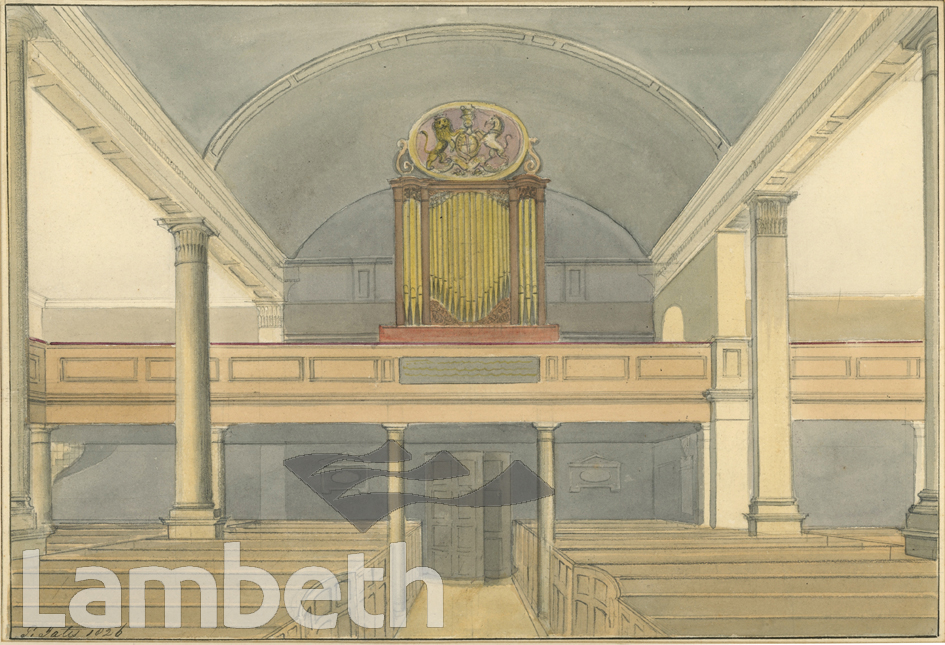 INTERIOR, ALL SAINTS CHURCH, HIGH STREET, WANDSWORTH