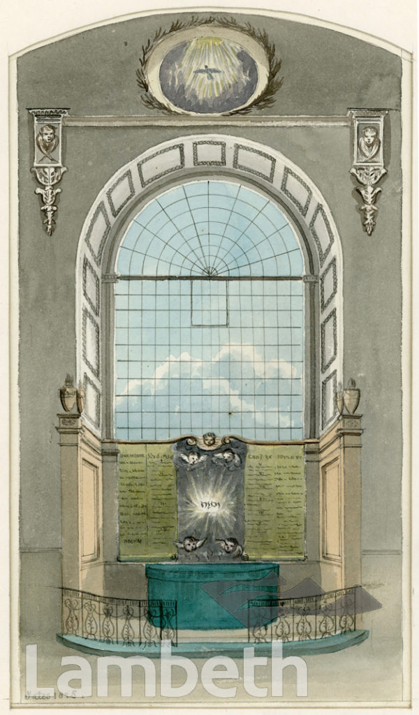 INTERIOR, ALL SAINTS CHURCH, HIGH STREET, WANDSWORTH