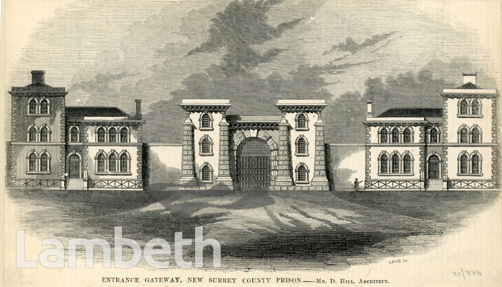 ENTRANCE GATEWAY,  NEW SURREY COUNTY PRISON, WANDSWORTH