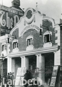 LYRIC PICTURE PLAY-HOUSE, WANDSWORTH HIGH STREET