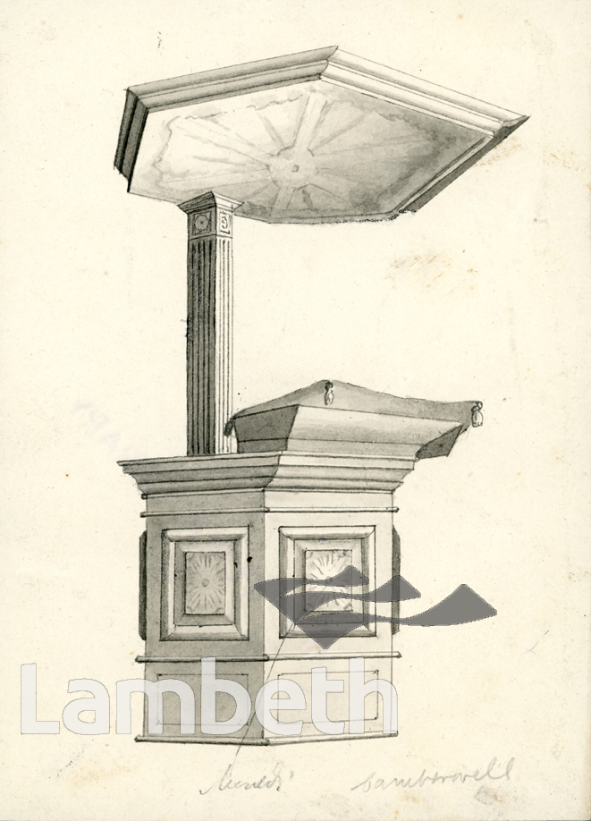 PULPIT, ST GILES’ CHURCH, CAMBERWELL