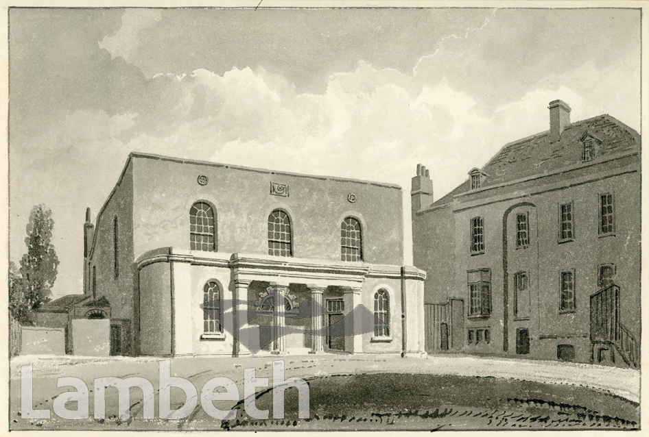 INDEPENDENT DISSENTERS’ CHAPEL, WALWORTH ROAD, CAMBERWELL