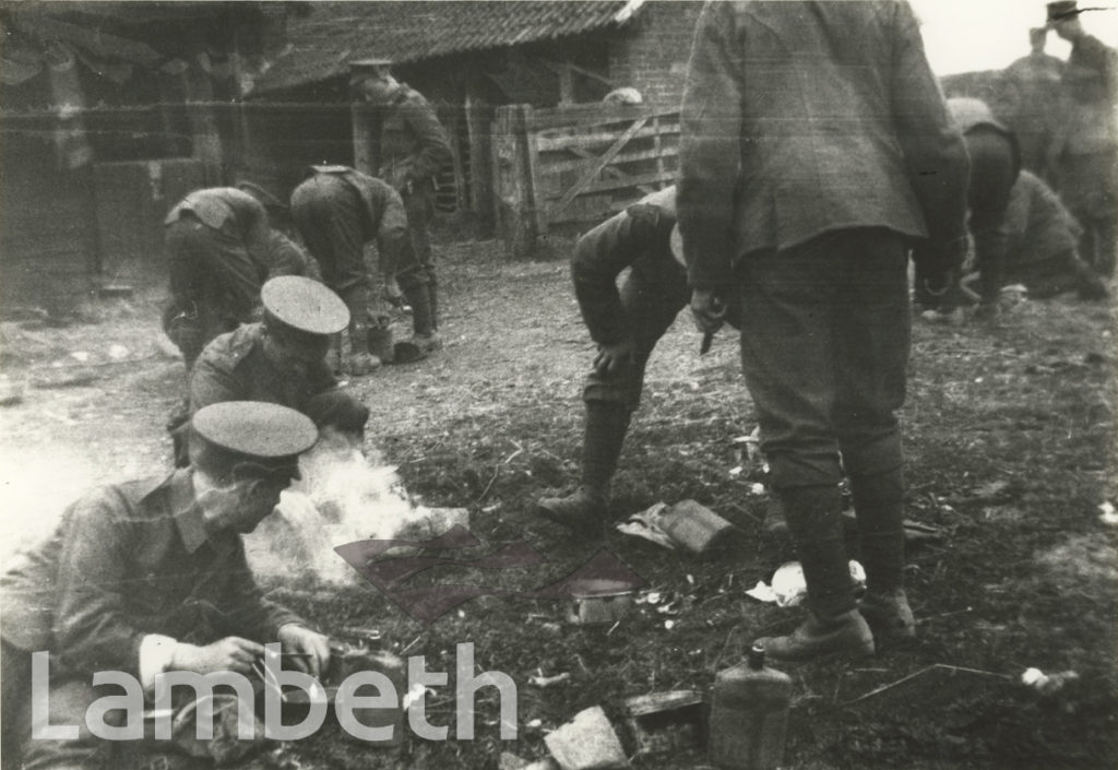 FIRST SURREY RIFLES ON TRAINING EXERCISE