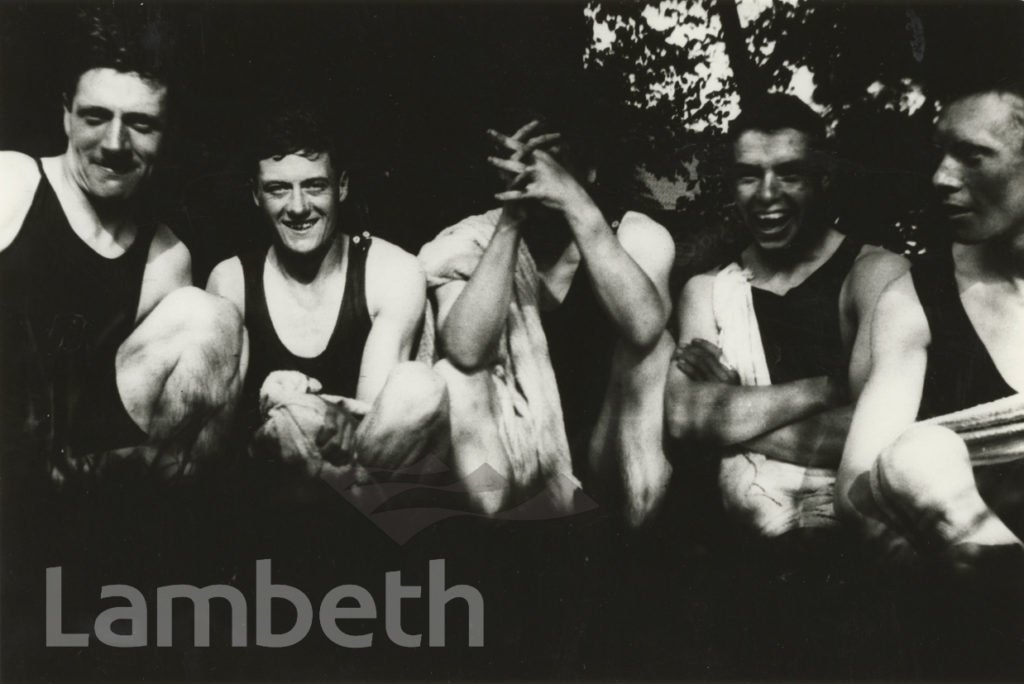 FIRST SURREY RIFLES AT TRAINING CAMP