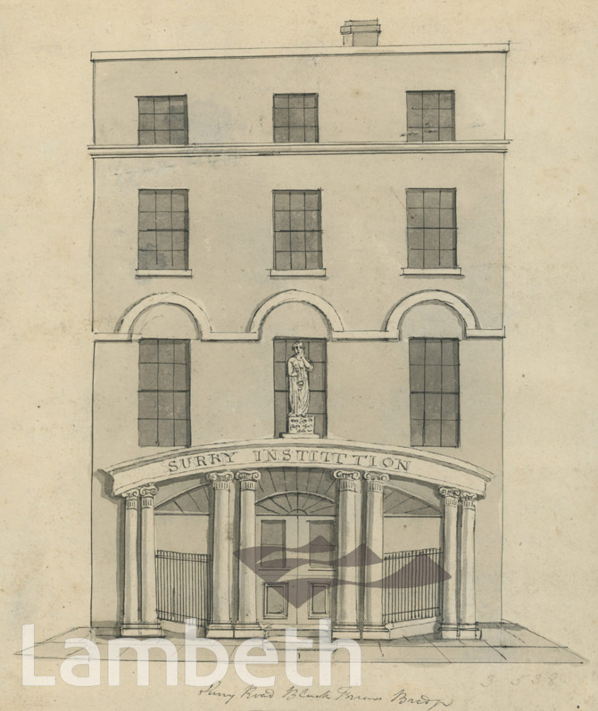 SURREY INSTITUTION, BLACKFRIARS