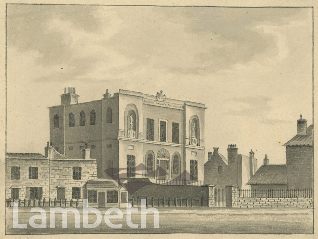 FREEMASON’S CHARITY FOR FEMALE CHILDREN, WESTMINSTER BRIDGE ROAD.