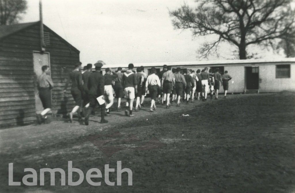 RECRUITS, FIRST SURREY RIFLES TRAINING CAMP, WORLD WAR I