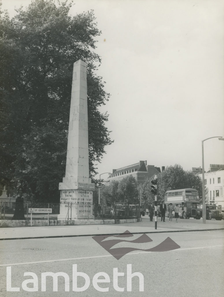 OBELISK, ST GEORGE’S ROAD, SOUTHWARK