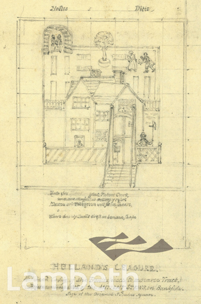 FRONTISPIECE COPY OF HOLLAND’S LEAGUER BROTHEL, OR ‘STEW’.