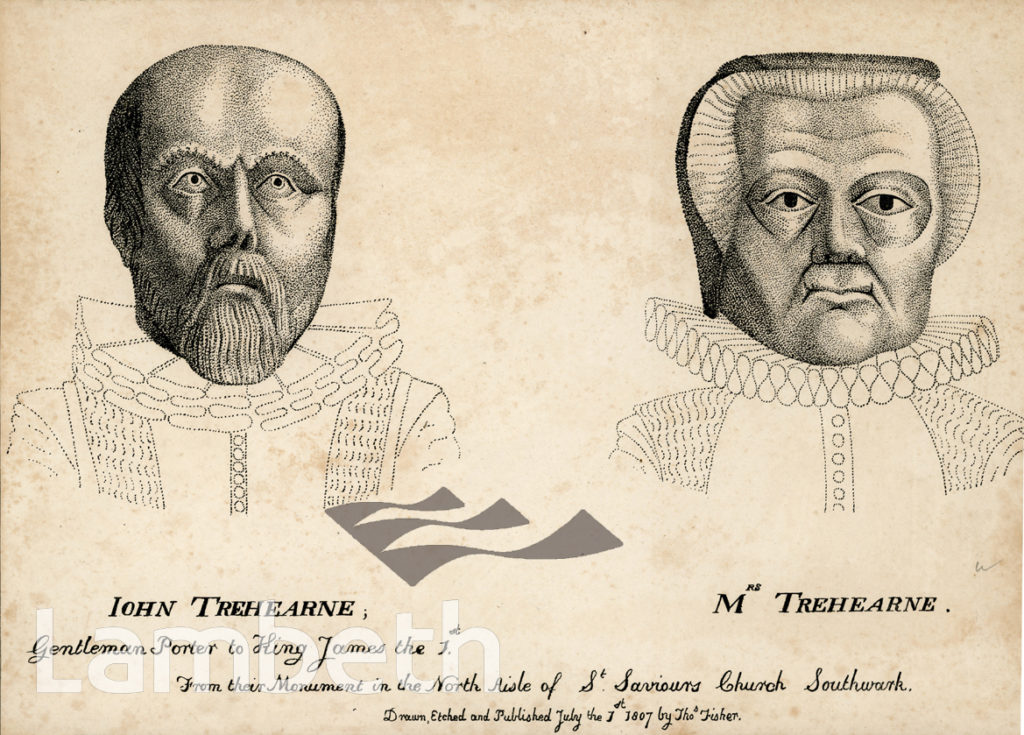 TREHEARNE MEMORIAL, ST SAVIOUR’S CATHEDRAL, SOUTHWARK