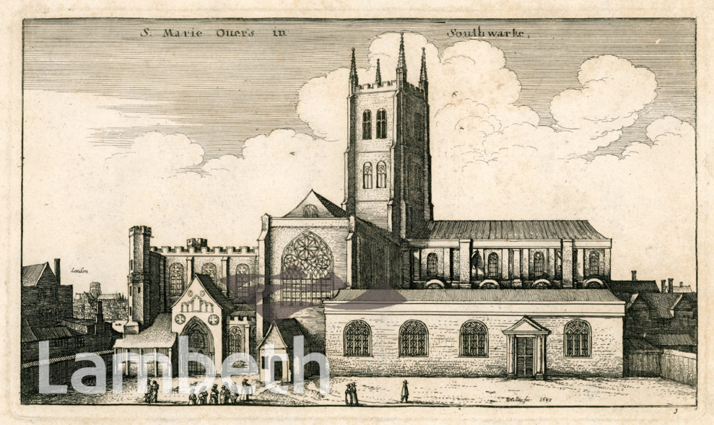 ‘ST MARIE OVERS IN SOUTHWARKE’ [SOUTHWARK CATHEDRAL] BY WENCESLAUS HOLLAR