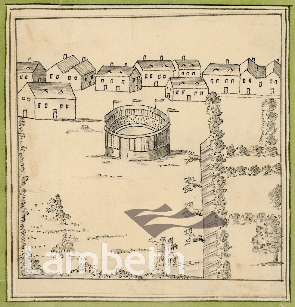 BULL FIGHTING ARENA, BANKSIDE, SOUTHWARK