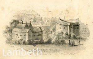 GLOBE THEATRE AND BEAR BAITING PIT