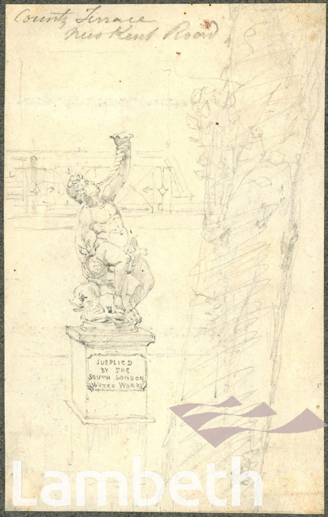 NEWINGTON WATER FOUNTAIN, NEW KENT ROAD