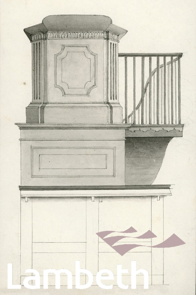 NEW PULPIT, ST MARY’S CHURCH, NEWINGTON