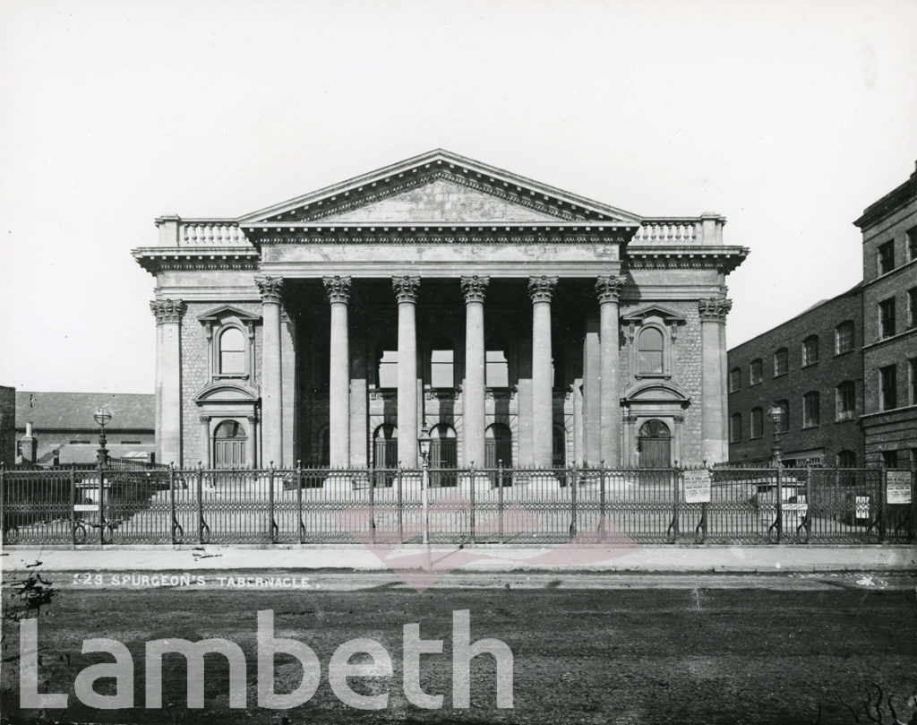 SPURGEON’S METROPOLITAN TABERNACLE, ELEPHANT & CASTLE