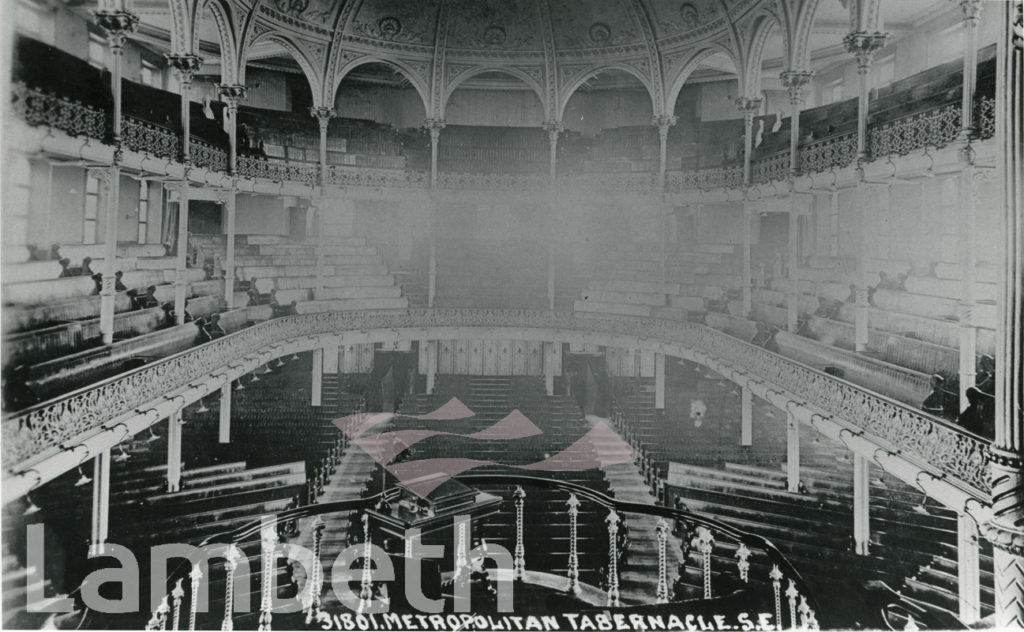 SPURGEON’S METROPOLITAN TABERNACLE, ELEPHANT & CASTLE