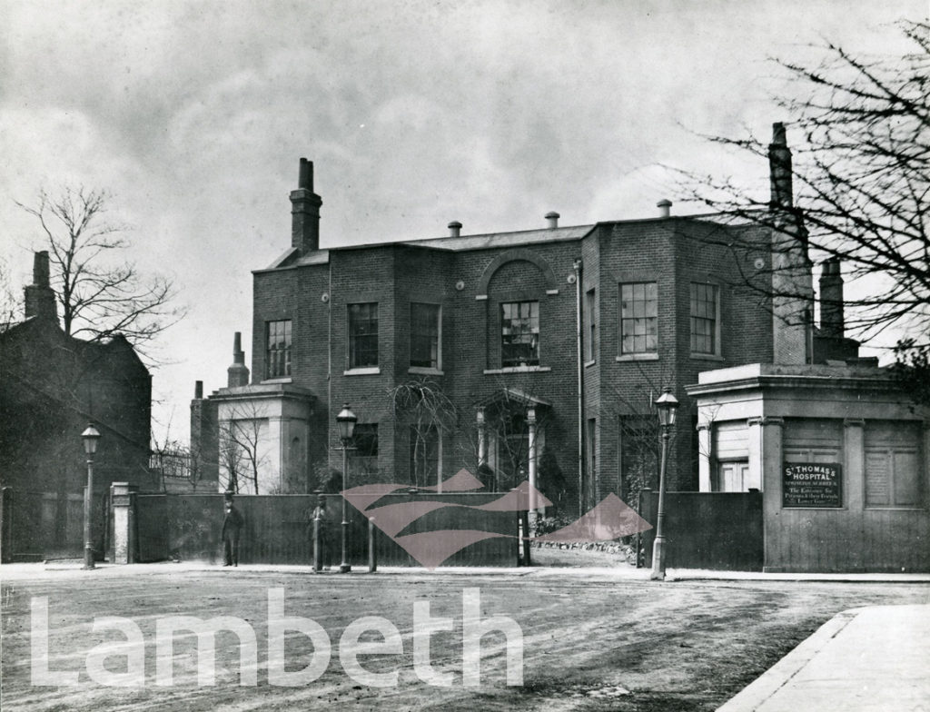 THE MANOR HOUSE, SURREY GARDENS, NEWINGTON