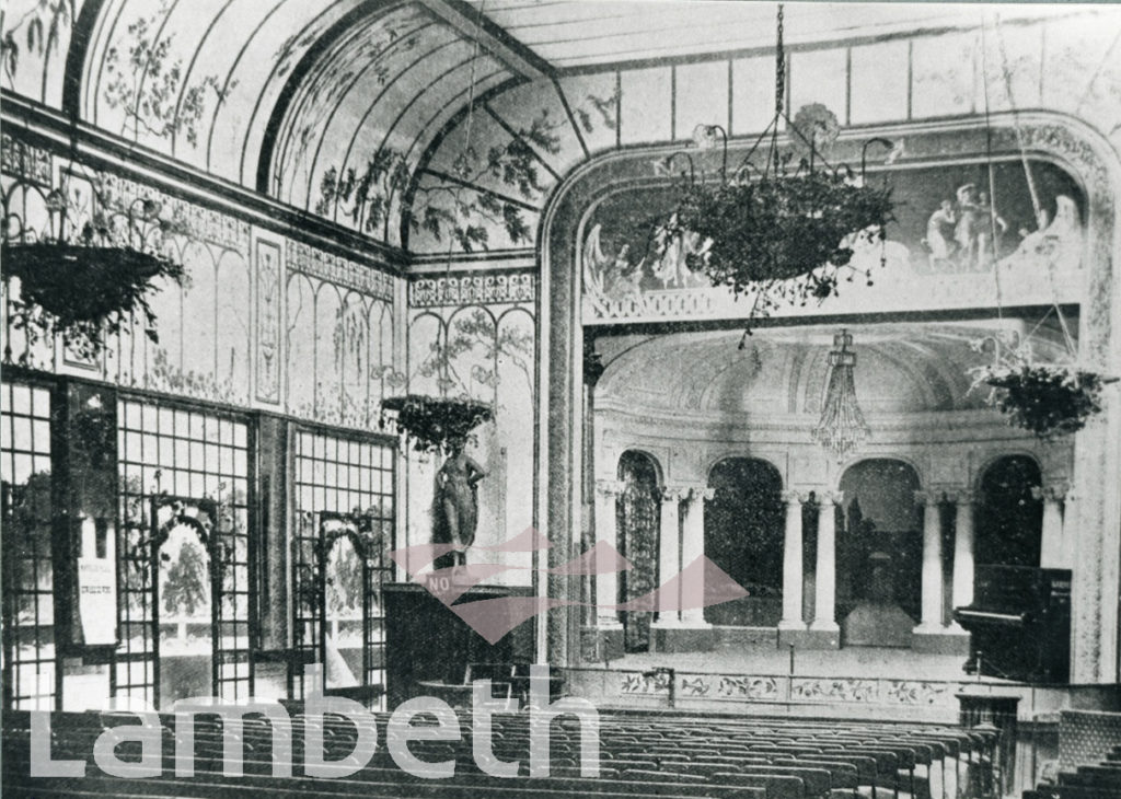 INTERIOR, MONTPELLIER, EMPRESS STREET WALWORTH