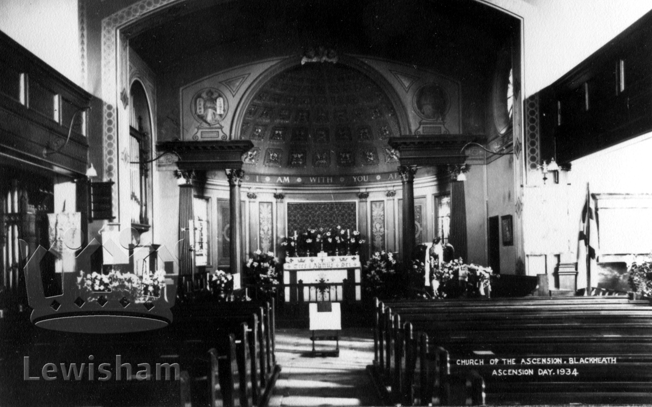 Church of the Ascension Dartmouth Row. Interior. Ascension Day