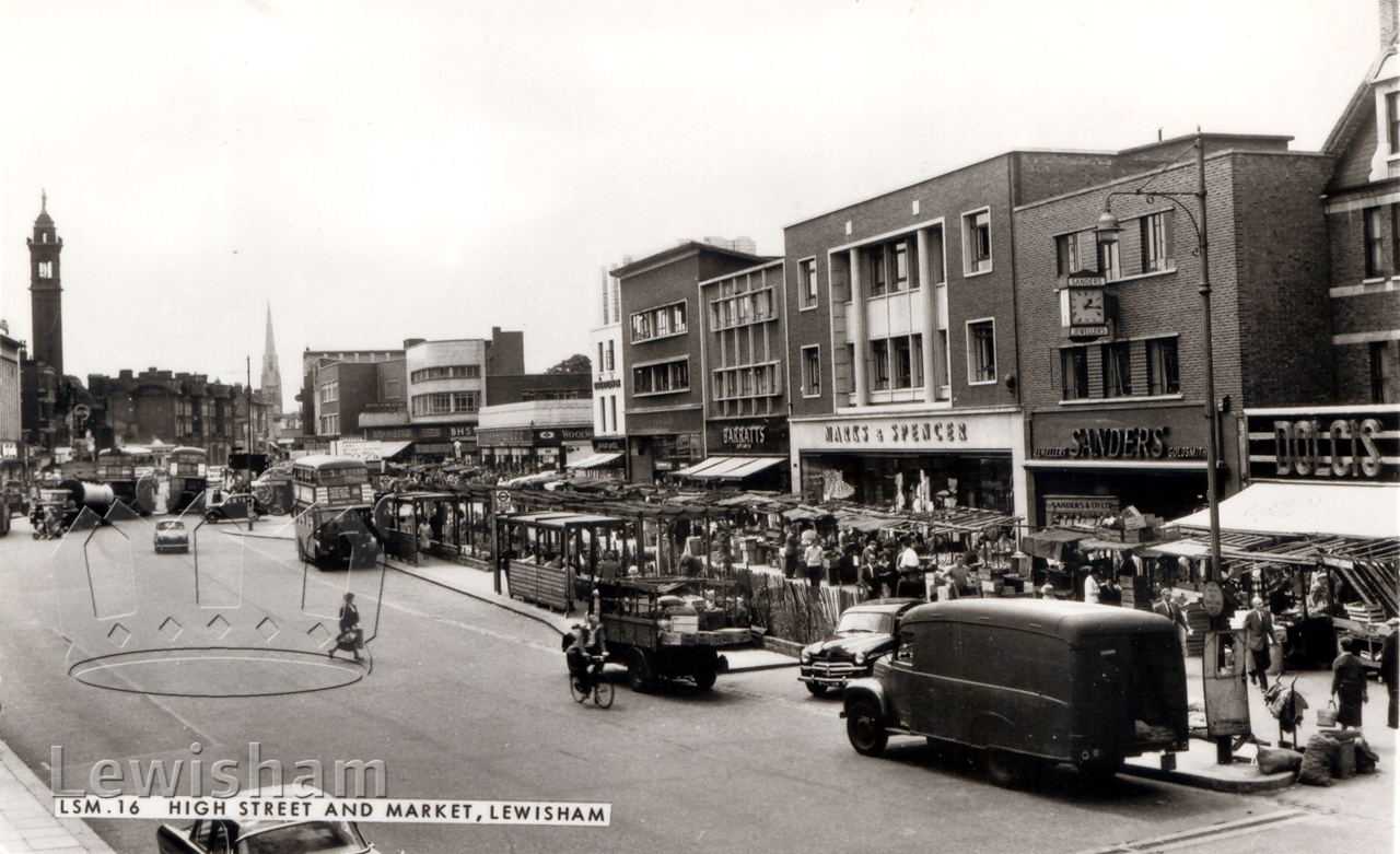 High Street Shops And Market. - Lewisham Borough Photoslewisham Borough 