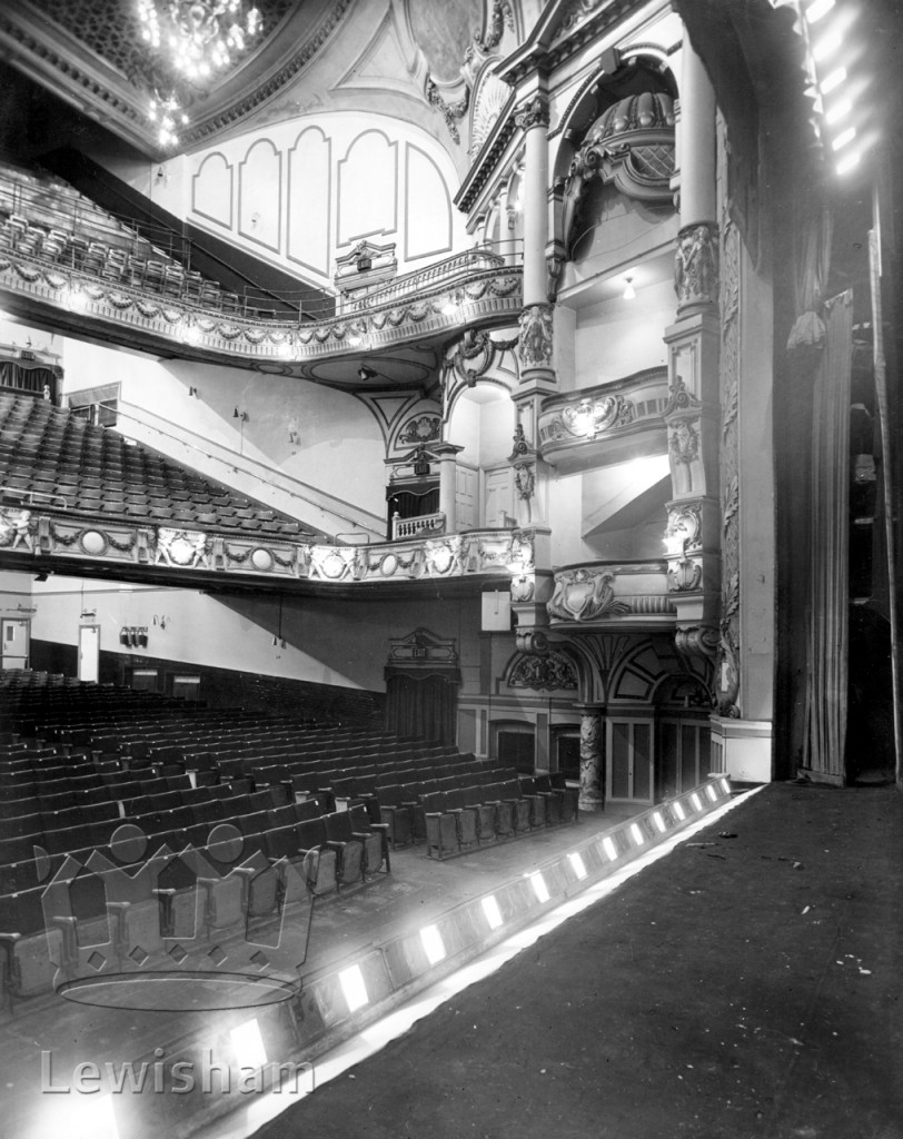 Lewisham Hippodrome interior from stage